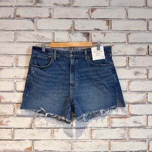 Abercrombie & Fitch the 4” mom short high rise size 14